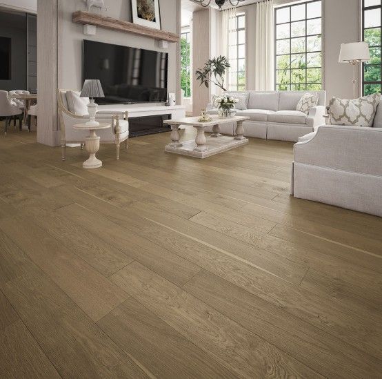 $ 17.990 M2 PISO FLOTANTE HIDROFUGO 8MM  DARK BROWN   OAK 19.2 CM X 1.286 MT RINDE 2.469 MT2