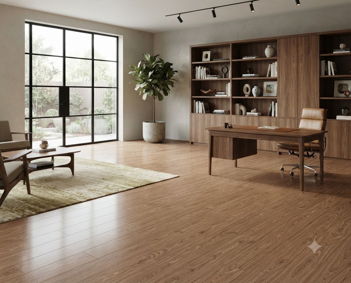 $17.990 M2 PISO FLOTANTE HIDROFUGO 8.0 MM NATURE BROWN OAK   19.2 CM X 1,286 MT CAJA 2.469 M2