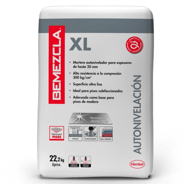 $21.990  SACO BEMEZCLA HENKEL AUTONIVELANTE BECKRON 25 KG