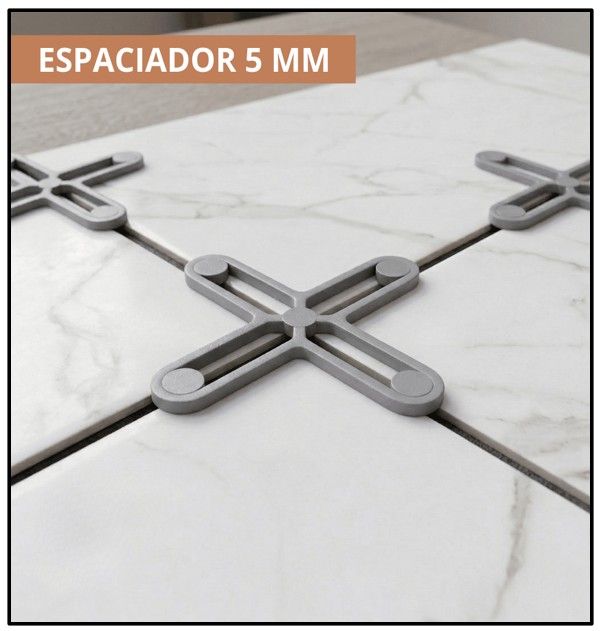 $ 3.990  ESPACIADOR CERAMICO 5 MM   BOLSA 100 UNIDADES
