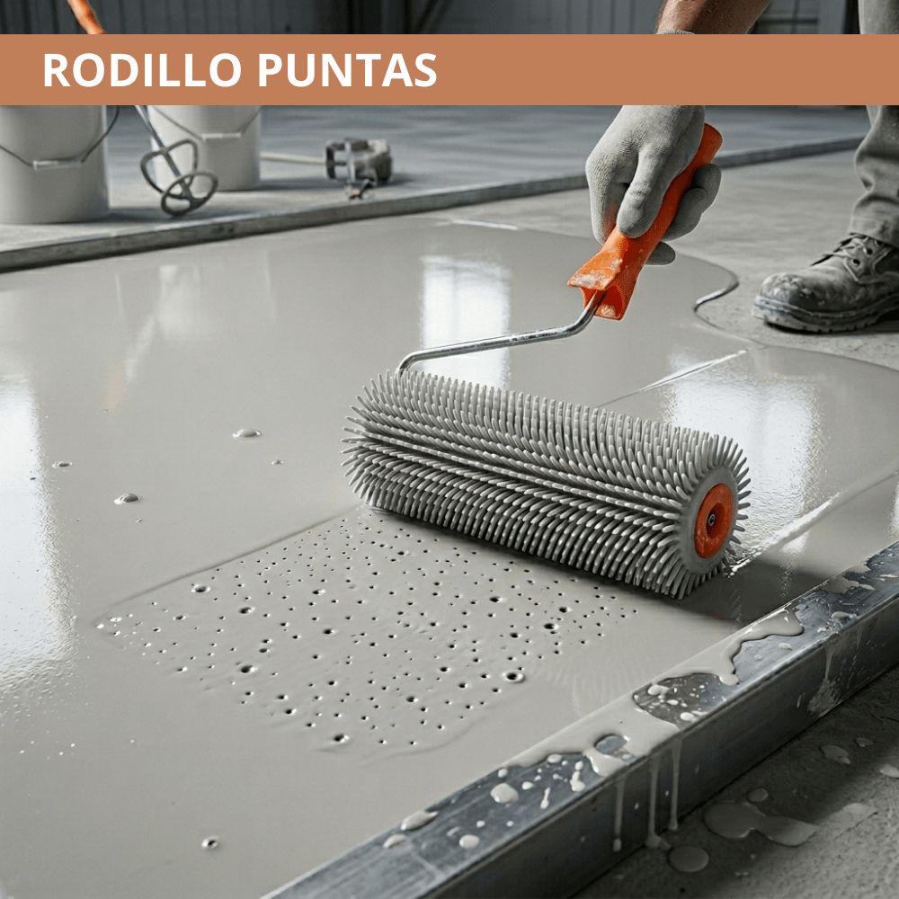 $12.990  UNI  RODILLO PUNTAS 22 CMS X 3 CMS