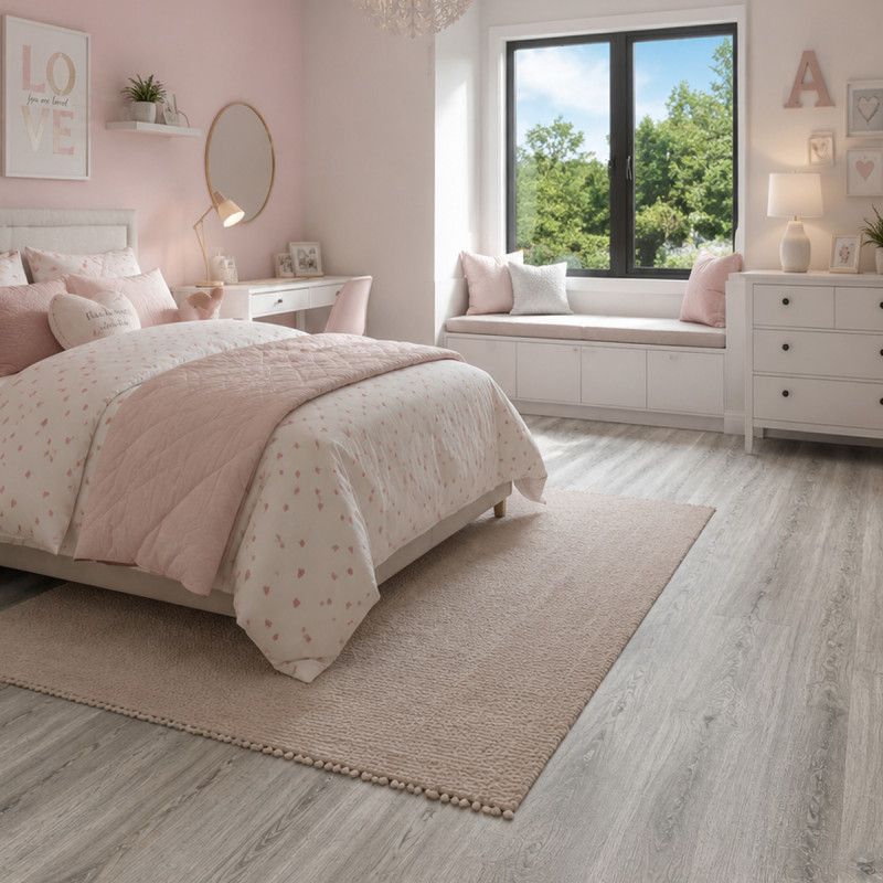 $7.990 M2  PISO FLOTANTE  7.0 MM PALERMO , 20 CM X 1.22 MT CAJA  2.44 M2