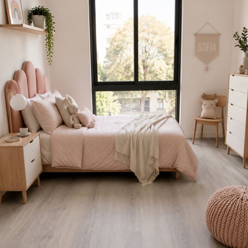 $9.490 M2  PISO FLOTANTE  8.3 MM GRIS OAK 19.8 CM X 1.218 MT CAJA  2,41164 M2