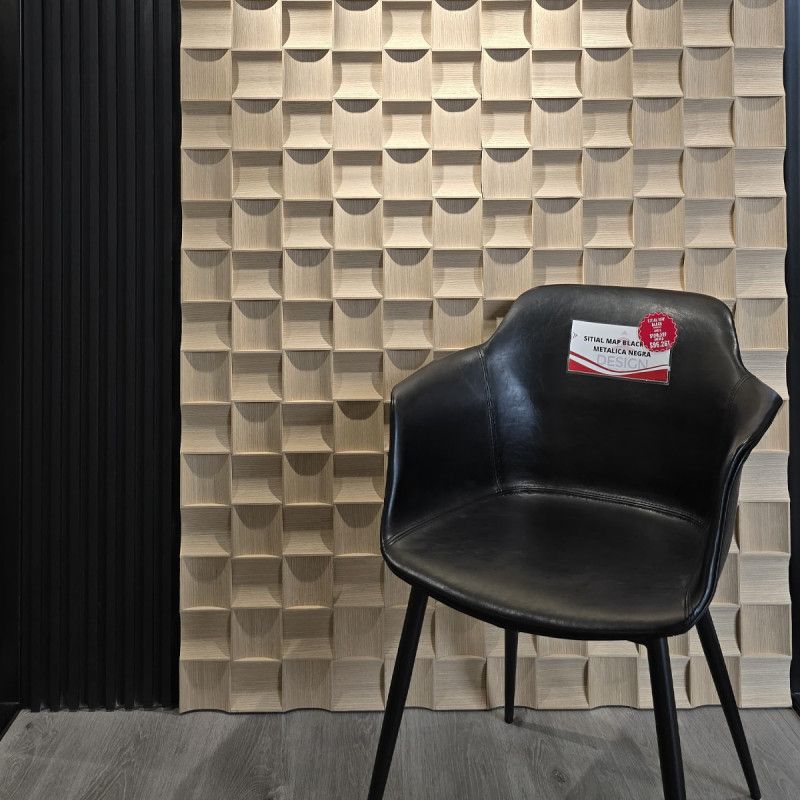 $ 26.990 UNI  ACOUSTIC  PANEL   MIDE: 60 CM X 60 CM ESPESOR 27 MM  RINDE 0.36 M2  MODELO TOKIO