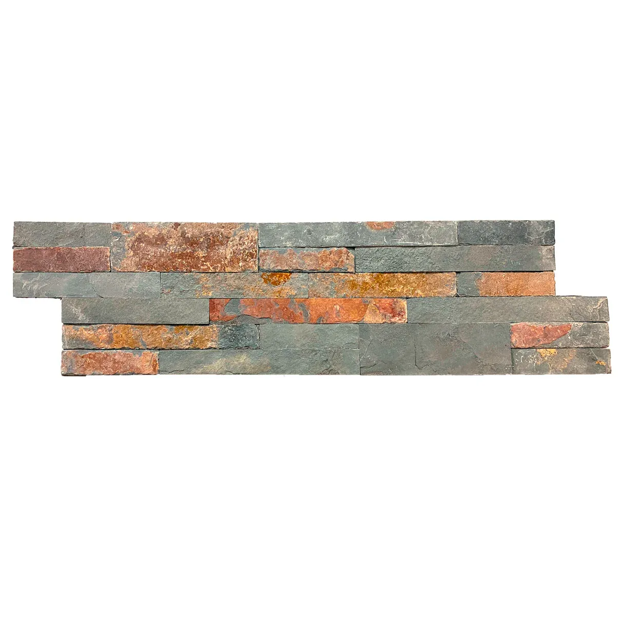 39.990 M2  FACHALETA PIEDRA NATURAL INTERIOR OXIDADA 15X55 CMS      CAJA 1.23 M2