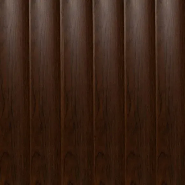 $ 7.990 UNI  ACOUSTIC  PANEL PVC ACANALADO   MIDE: 21.7 CM X 2.9 MT  ESPESOR 14 MM * CAJA 16 UNIDADES *  RINDE 10.0688 M2  MODELO  CAOBA