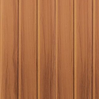 $ 9.990 CIELO DE PVC 3 TABLAS  MIDE: 30 CM X 4 MT X 8MM  RINDE 1.2 MT2 COLOR CAOBA