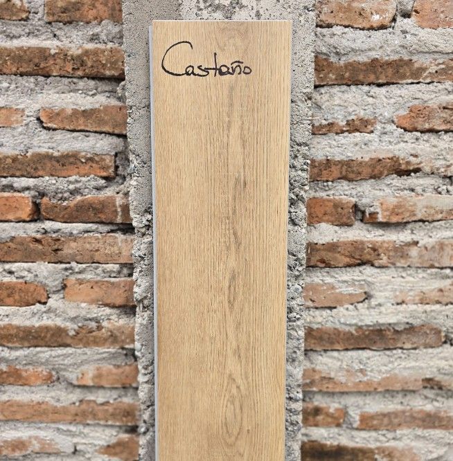 $12.990 M2 SPC CASTAÑO  5.0 MM  18.2 CM X  1.22 MT CAJA 2,22 M2