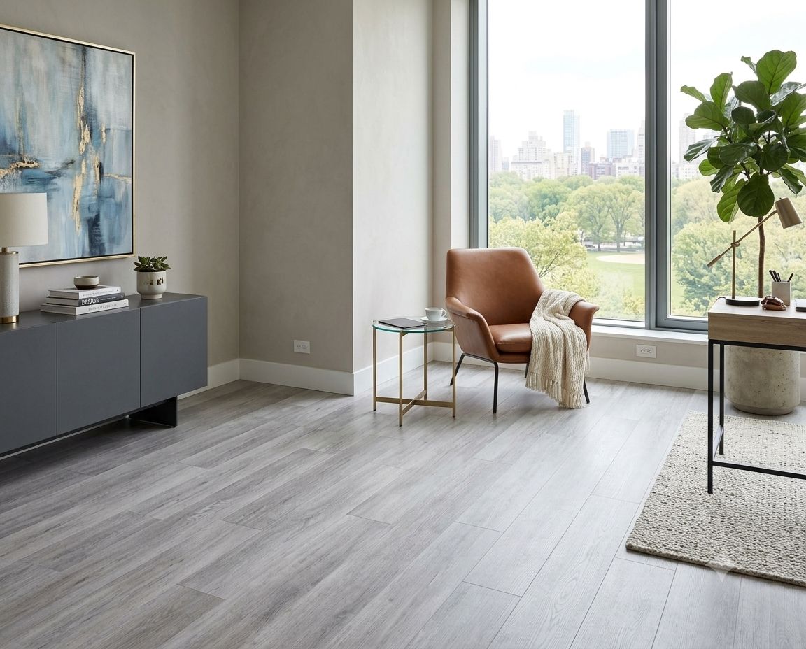 $12.990 M2 SPC GRIS 5.3 MM  18.2 CM X  1.22 MT CAJA 2,22 M2
