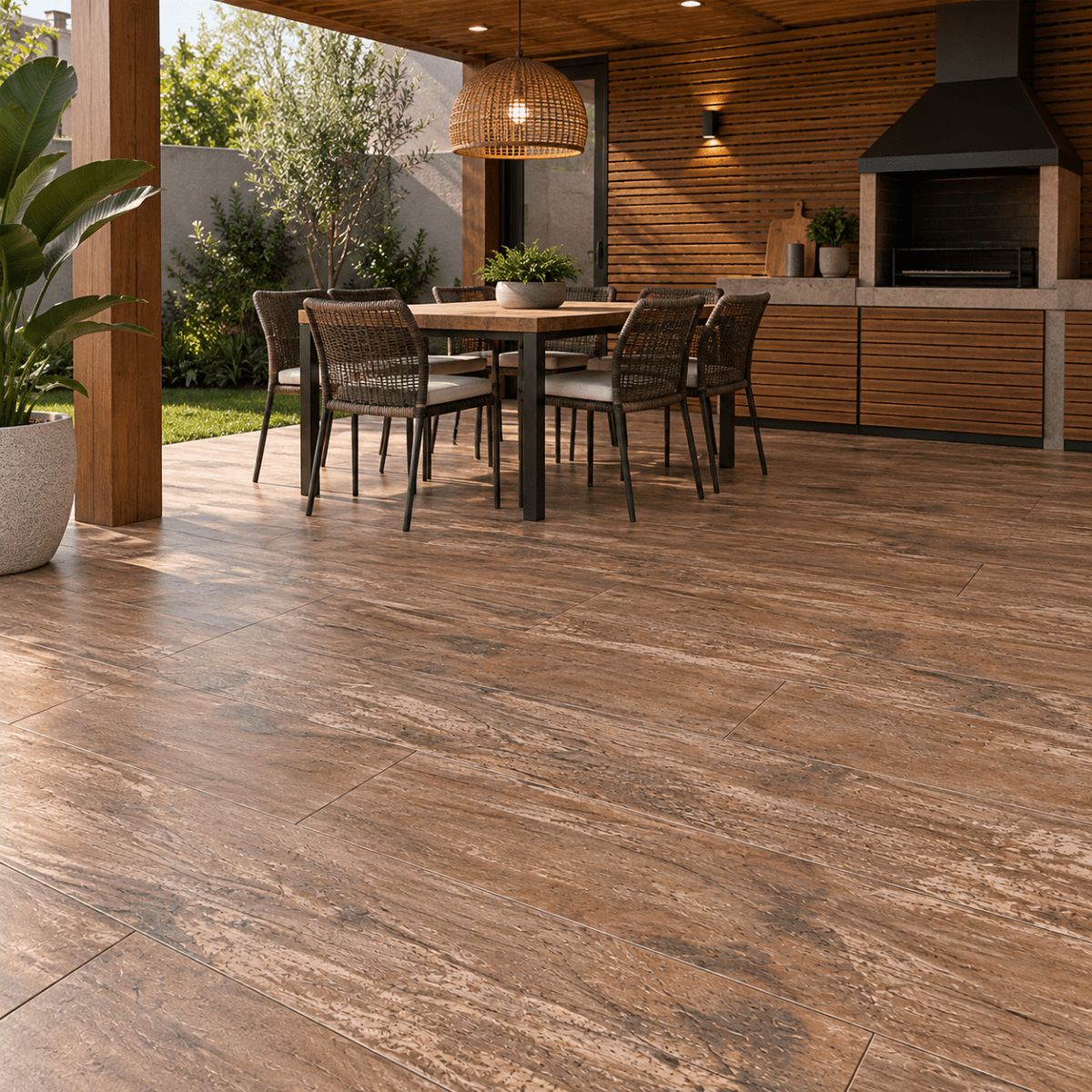 $ 13.990 M2 PORCELANATO BOSQUE  20X120 CMS  CAJA 2.88 M2
