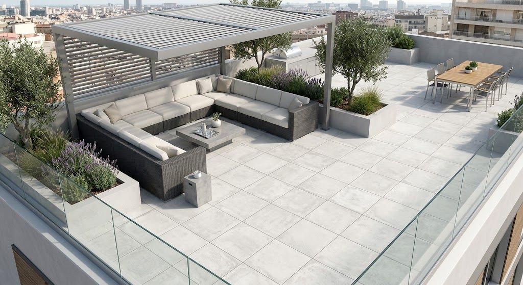 $7.990 M2 CERAMICA BETON TIZA 45,3X45,3   CMS             CAJA 2,255 M2