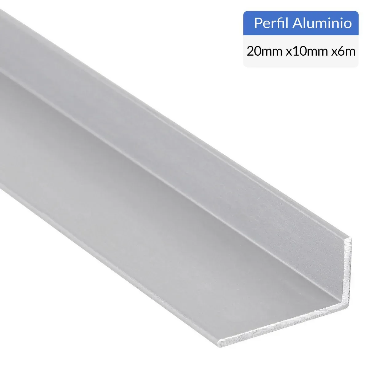 ANGULO ALUMINIO 10 / 20  COLOR TITANIO  TIRA 2.2 MT