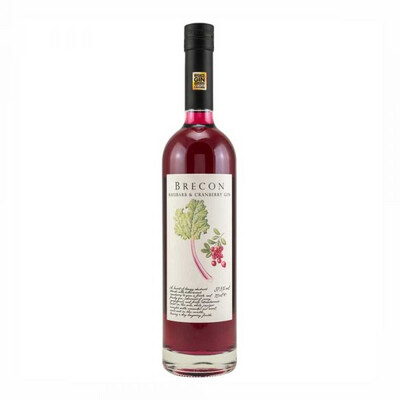 Brecon Flavoured Gin Rhubarb & Cranberry
