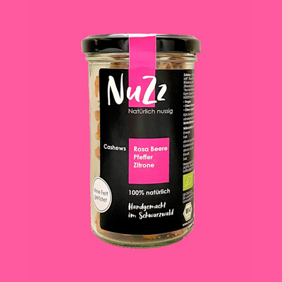 NuZz - Cashews - Rosa & Schwarzer Pfeffer-Zitrone