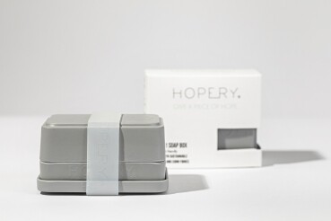 Hopery - Seifendose 3in1, Grau