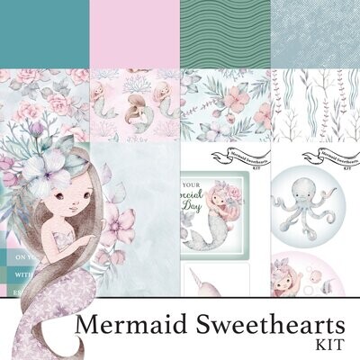 Mermaid Sweethearts Digital Kit