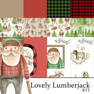 Lovely Lumberjack Digital Kit
