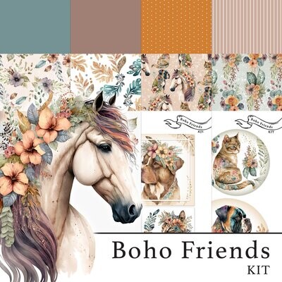Boho Friends Digital Kit