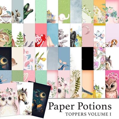 Paper Potions - 80 Toppers Vol I Digital Kit