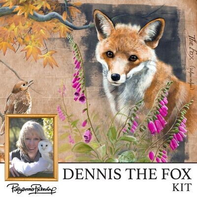 Pollyanna Pickering's Dennis the Fox Digital Kit