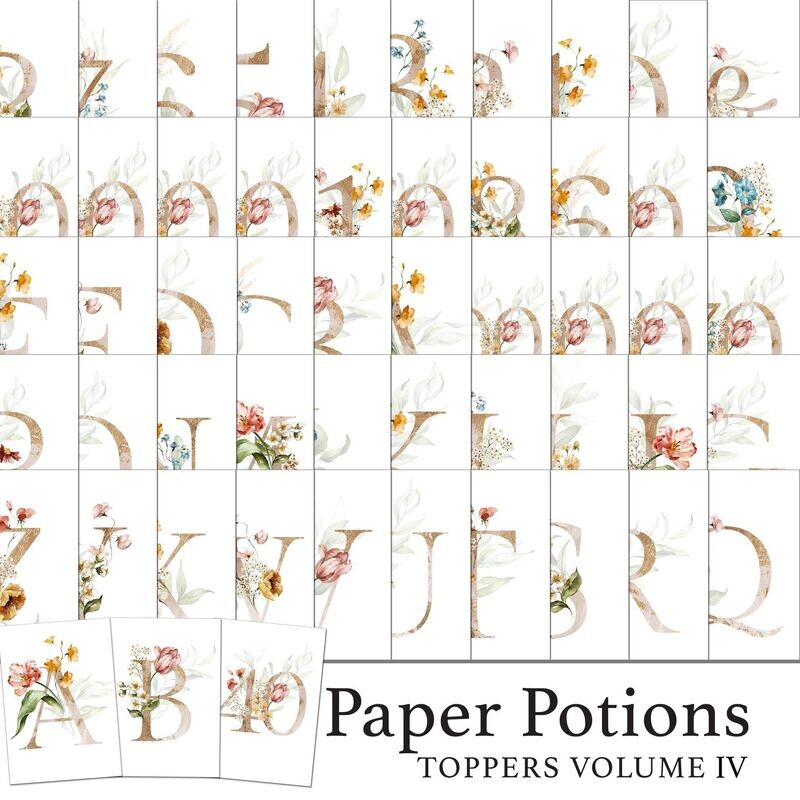 Paper Potions  - Toppers Volume IV Digital Kit
