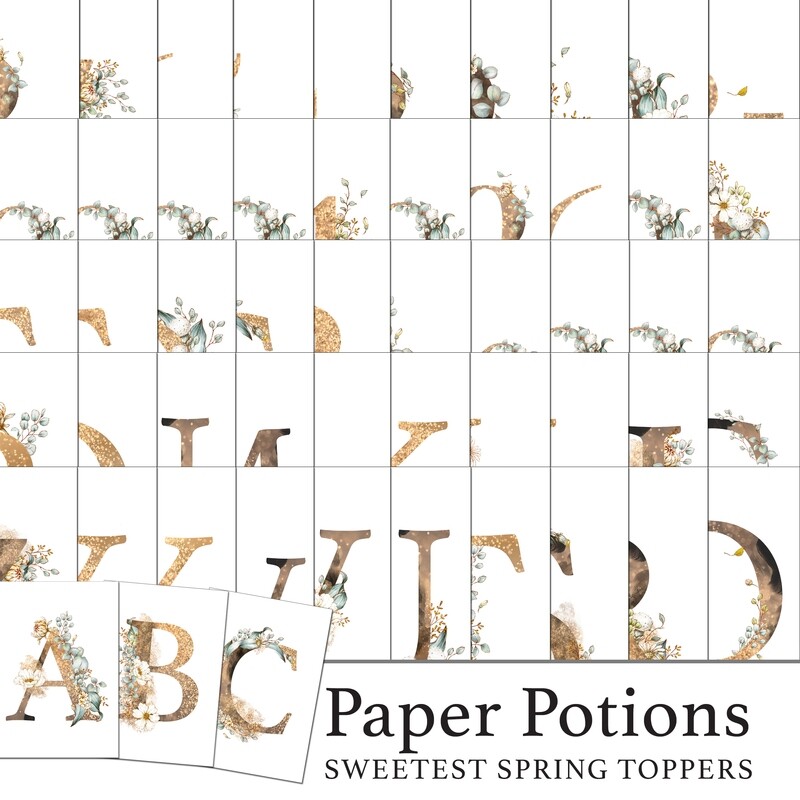 Paper Potions  - Sweetest Spring Toppers Digital Kit