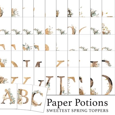 Paper Potions - Sweetest Spring Toppers Digital Kit