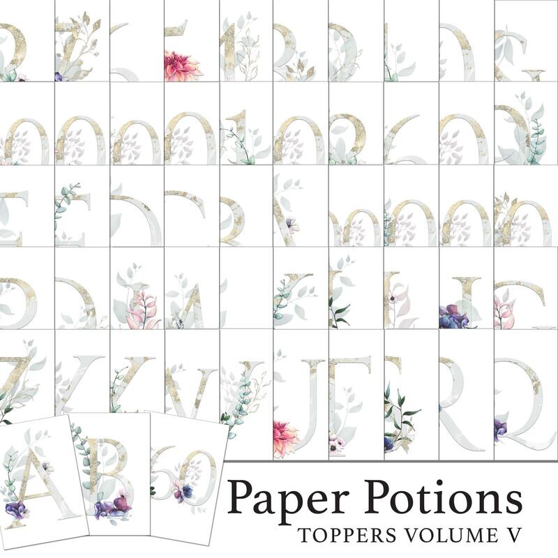 Paper Potions  - Toppers Volume V Digital Kit