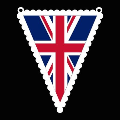 Union Flag Bunting SVG Files