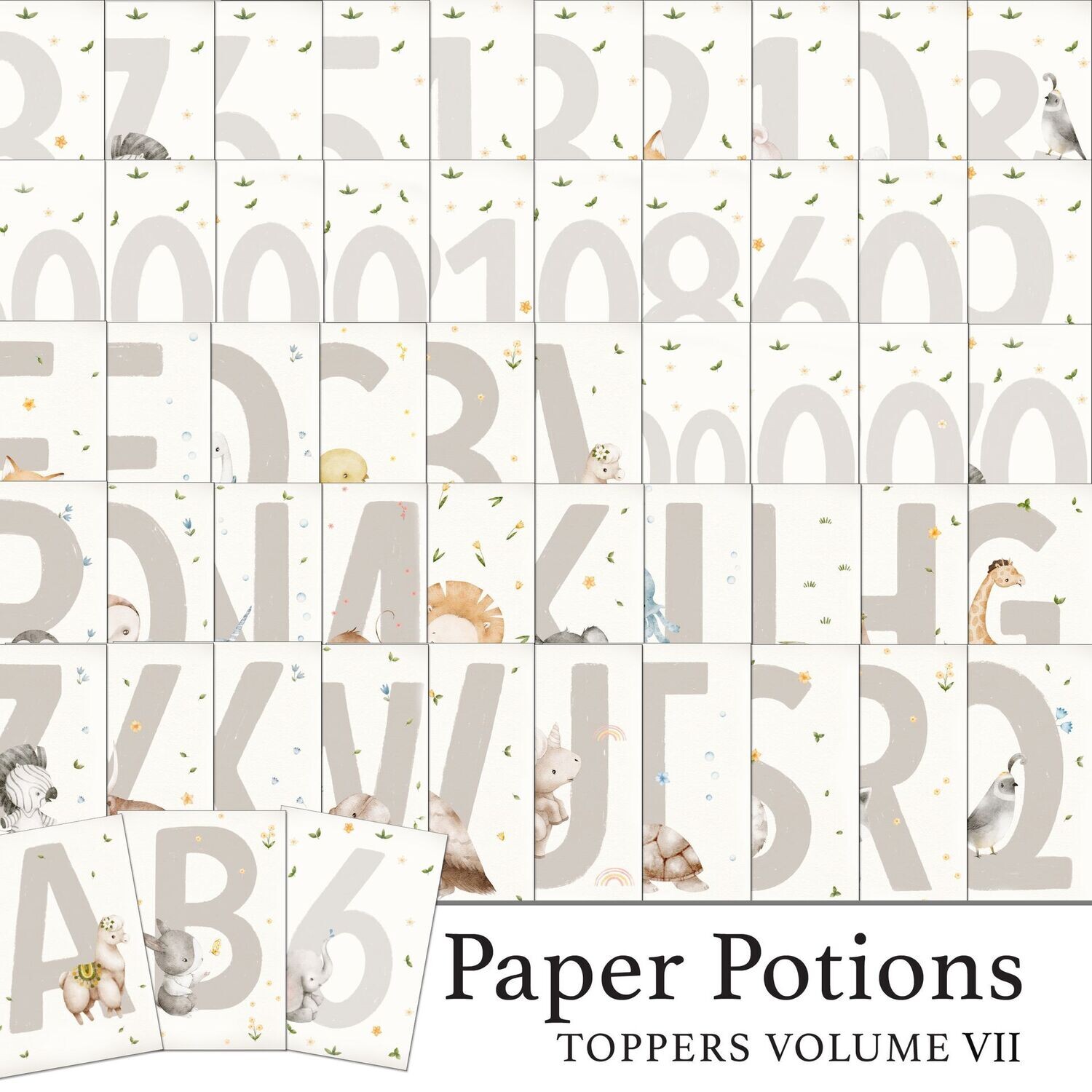 Paper Potions - Toppers Volume VII Digital Kit