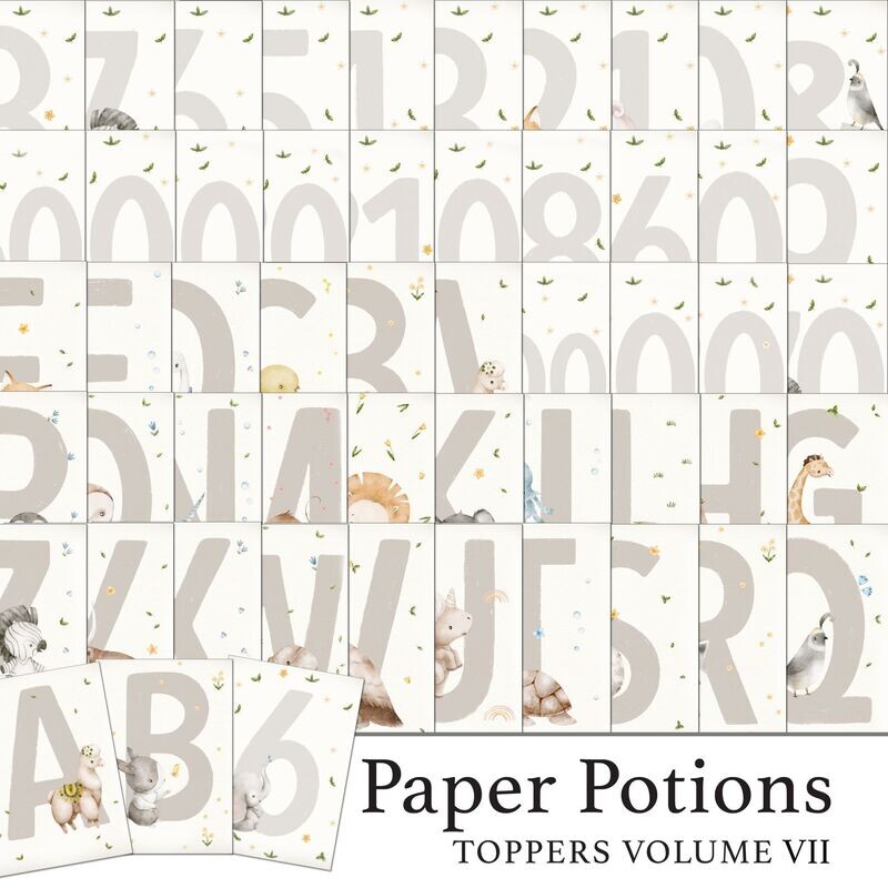 Paper Potions  - Toppers Volume VII Digital Kit