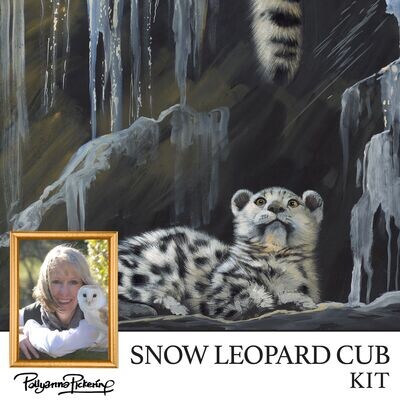 Pollyanna Pickering's Snow Leopard Cub Digital Kit