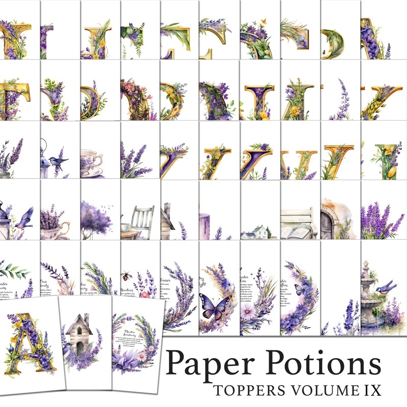 Paper Potions  - 100 Toppers Vol IX Digital Kit
