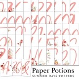 Paper Potions  - Summer Days Toppers Digital Kit