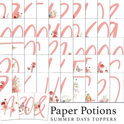 Paper Potions - Summer Days Toppers Digital Kit