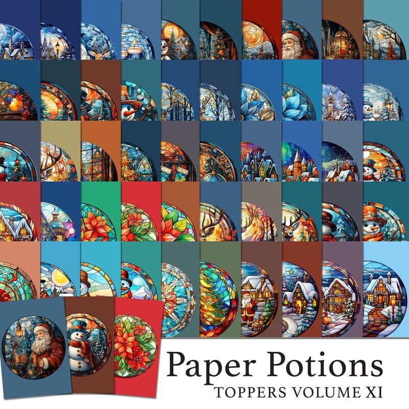 Paper Potions  - 100 Toppers Vol XI Digital Kit
