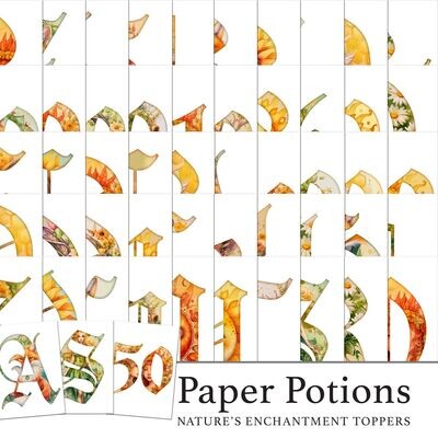 Paper Potions - Nature's Enchantment Toppers Digital Kit