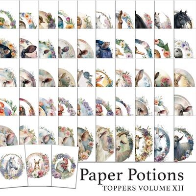 Paper Potions - 100 Toppers Vol XII Digital Kit
