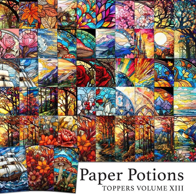 Paper Potions  - 100 Toppers Vol XIII Digital Kit