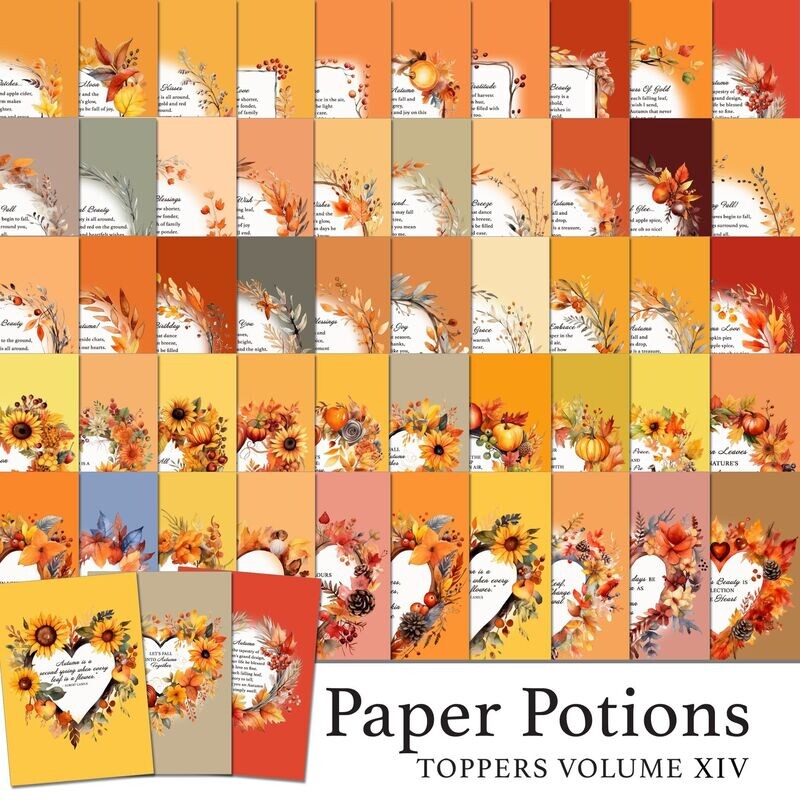Paper Potions  - 100 Toppers Vol XIV Digital Kit