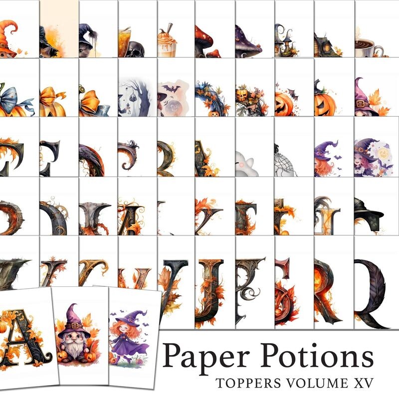 Paper Potions  - 100 Toppers Vol XV Digital Kit