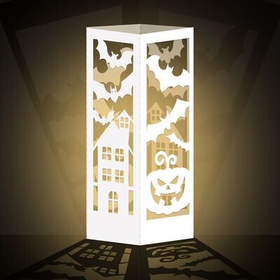 Spooky Bat Lantern SVG Files