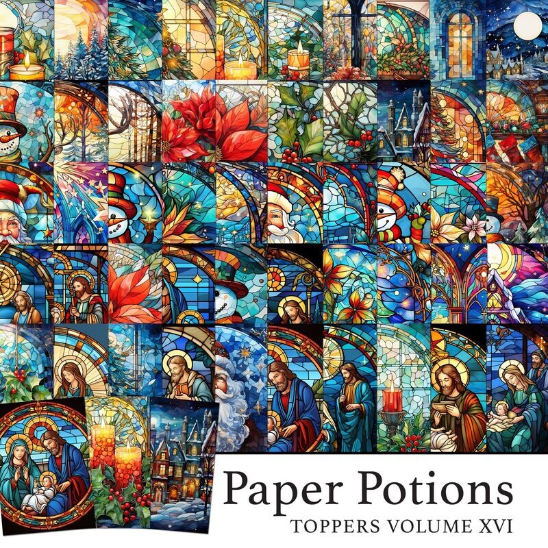 Paper Potions  - 100 Toppers Vol XVI Digital Kit