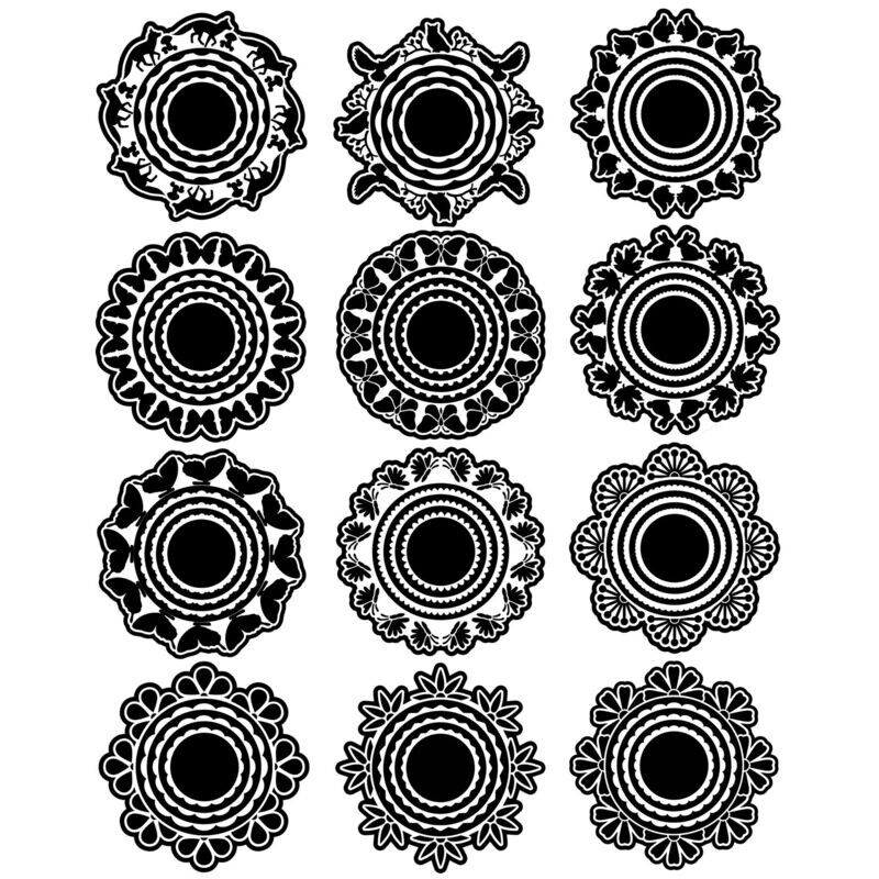 Doily Delights SVG Cutting Files Vol I