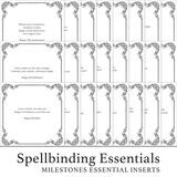 Spellbinding Essentials - 333 Milestones Essential Inserts