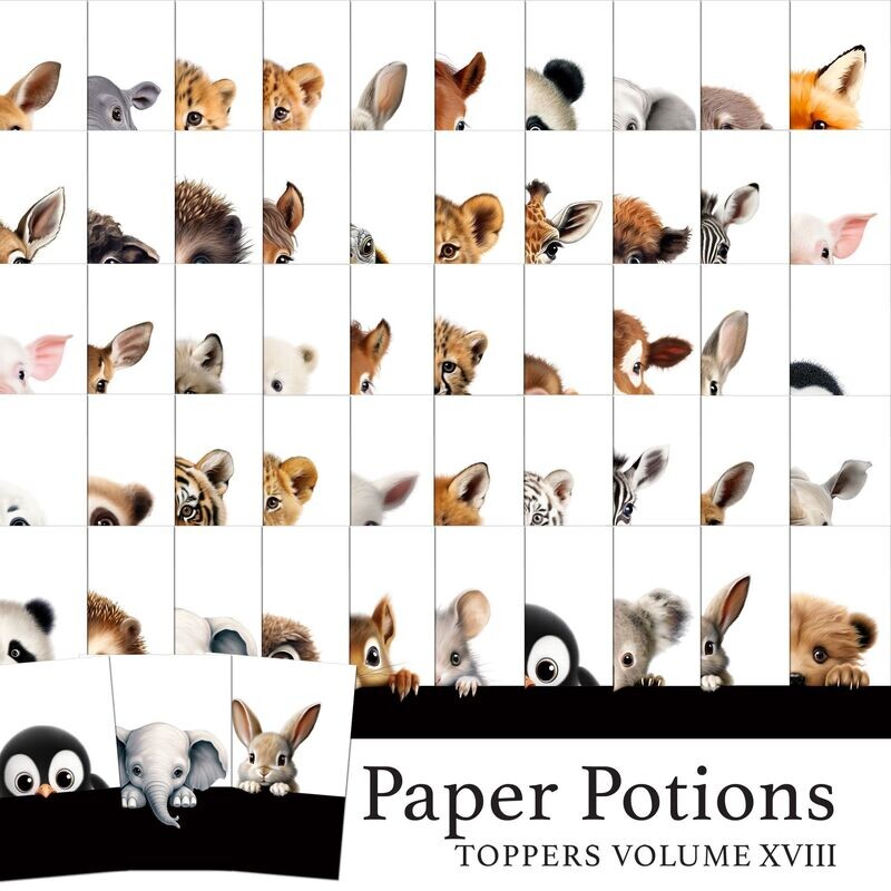 Paper Potions  - 100 Toppers Vol XVIII Digital Kit