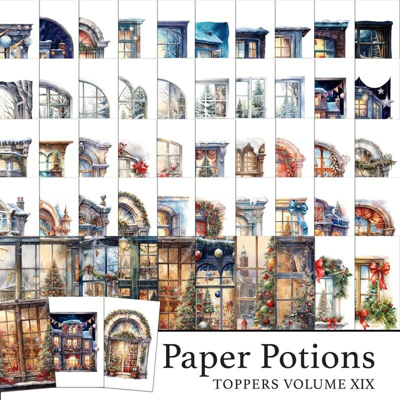 Paper Potions  - 100 Toppers Vol XIX Digital Kit