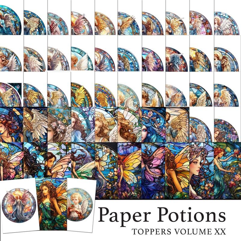 Paper Potions  - 100 Toppers Vol XX Digital Kit