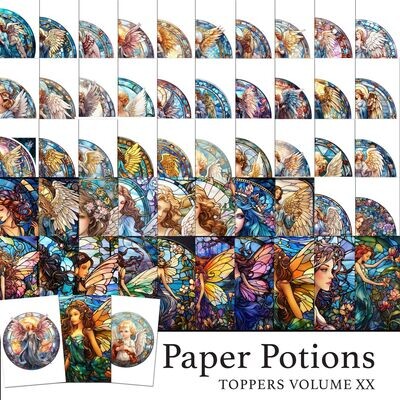 Paper Potions - 100 Toppers Vol XX Digital Kit