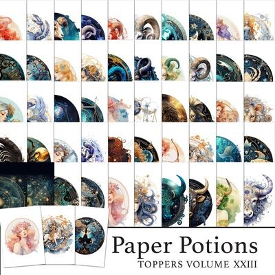 Paper Potions - 100 Toppers Vol XXIII Digital Kit